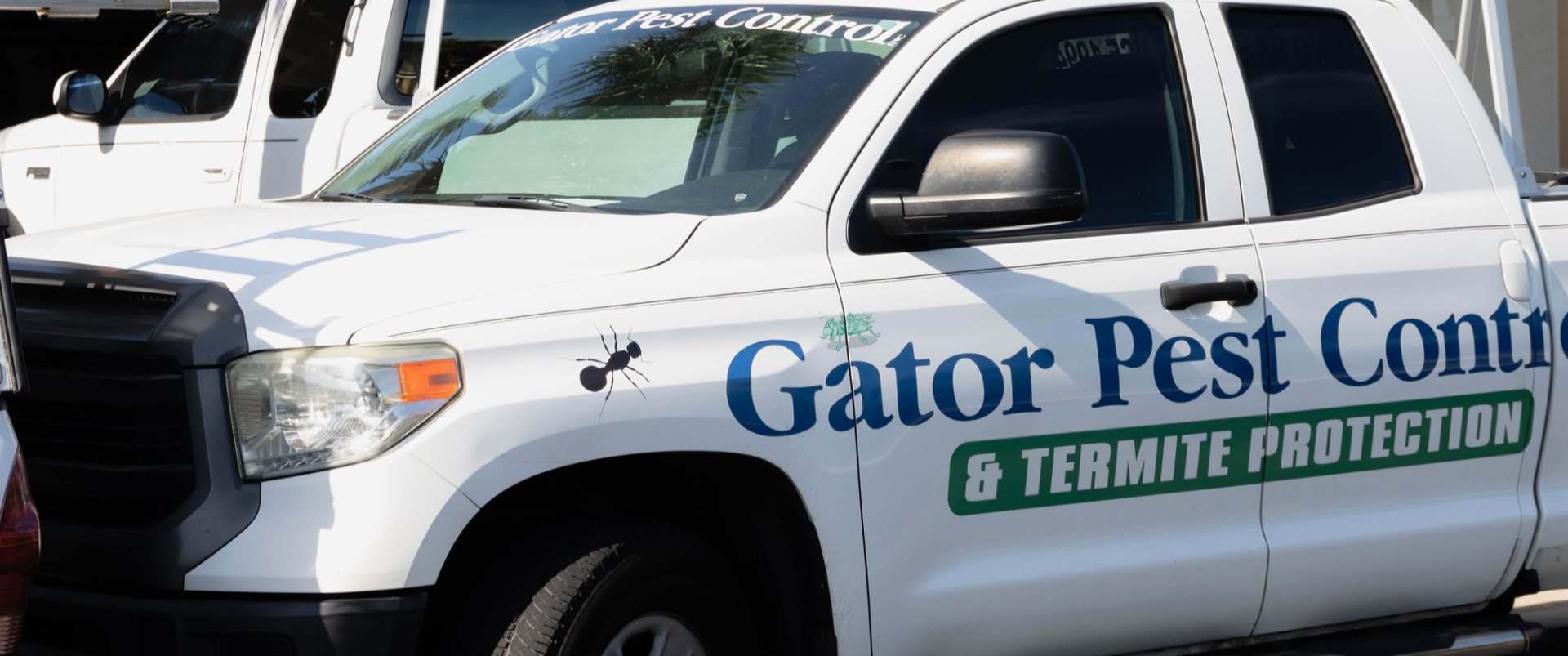Gator Pest Control service truck, ready to serve homes in Brevard County